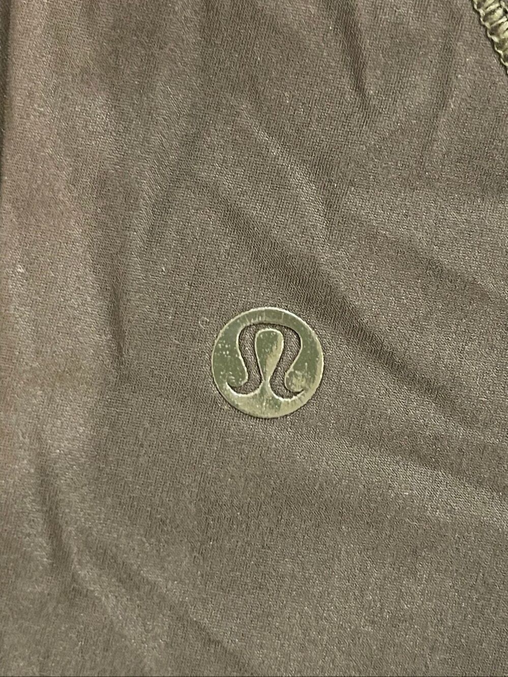 lululemon Women’s Size 12 Olive Green Mesh Back Racerback Tank Top - Picture 5 of 5